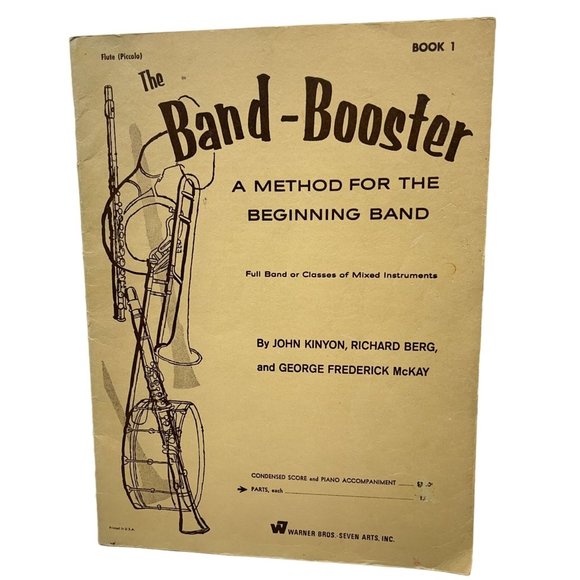 The Band Booster Book 1 John Kinyon A Method For The Beginning Band 1960 - Picture 1 of 8